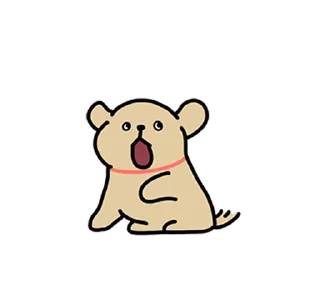 😊 emoji Retriever's Puppy Life 2 (Maltese, 線條小狗) @kal_pc Telegram sticker 12 of 24
