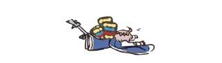 Sticker from mini oberon