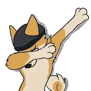 🤙 emoji Yellow doggos Telegram sticker 17 of 69