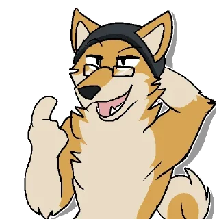 😘 emoji Yellow doggos Telegram sticker 11 of 69