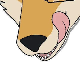 💋 emoji Yellow doggos Telegram sticker 9 of 69