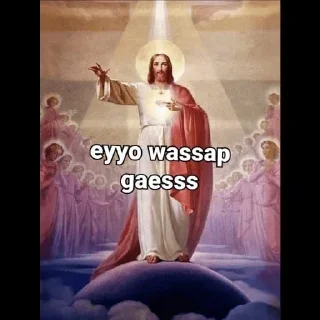 🫂 emoji Yesus Telegram sticker 9 of 11