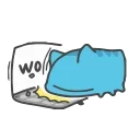 😌 emoji (｡･∀･)ﾉﾞ嗨起来 Telegram sticker 22 of 40