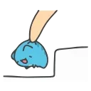 😃 emoji (｡･∀･)ﾉﾞ嗨起来 Telegram sticker 16 of 40