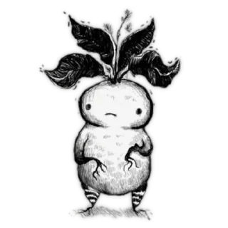 🙂 emoji ༺᭄⃨ꕥANJO NEGRO♡‌𖣔❥̤͚̥֟ Telegram sticker 7 of 32