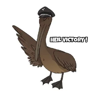 ✋ emoji Nigger bird Telegram sticker 10 of 17