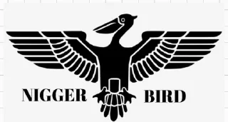 Sticker from Nigger bird
