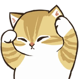 😊 emoji 會動！喵喵表情貼 Telegram sticker 7 of 40