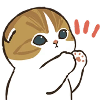 😊 emoji 會動！喵喵表情貼 Telegram sticker 16 of 40