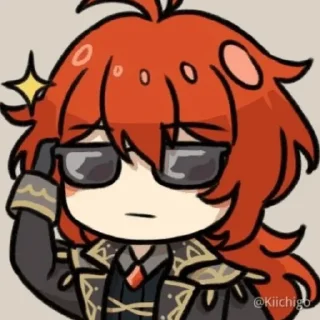 🍄 emoji Diluc @LotusAwareness Telegram sticker 4 of 14