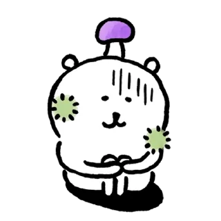 🍄 emoji Kakao Joke bear 6 (Feat. Calm & Passion) Telegram sticker 12 of 24