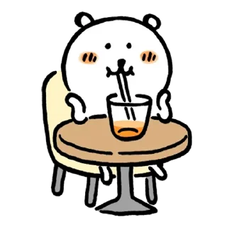 🥤 emoji Kakao Joke bear 6 (Feat. Calm & Passion) Telegram sticker 22 of 24