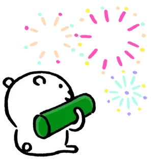🎆 emoji Kakao Joke bear 6 (Feat. Calm & Passion) Telegram sticker 19 of 24