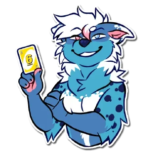 😏 emoji Skye the Aussie Telegram sticker 13 of 24