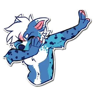 😎 emoji Skye the Aussie Telegram sticker 7 of 24