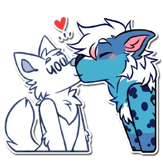 😘 emoji Skye the Aussie Telegram sticker 8 of 24