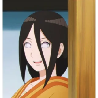 🌼 emoji Hanabi Hyuuga 🧡 Telegram sticker 6 of 41