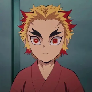 🤨 emoji Rengoku @animestickersii Telegram sticker 21 of 106