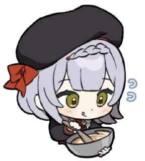 😋 emoji Genshin Random Stuff 2 by @SilverLedo Telegram sticker 16 of 52