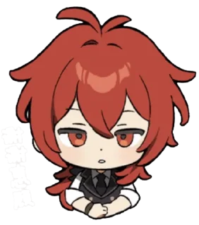 Sticker from Genshin Random Stuff 2 by @SilverLedo