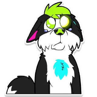 😥 emoji Toby Raspberry Telegram sticker 12 of 18