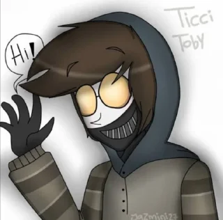 👋 emoji Ticci Toby Telegram sticker 8 of 38
