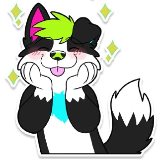 ✨ emoji Toby Raspberry Telegram sticker 1 of 18