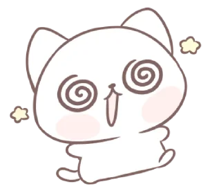 🐈 emoji @orphicu ⨾ kitty (2) ！ Telegram sticker 6 of 41