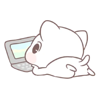 🐈 emoji @orphicu ⨾ kitty (2) ！ Telegram sticker 24 of 41