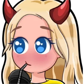 🧋 emoji Biyin Emotes 𝐁𝐲 [ @StarLilPeep ] Telegram sticker 7 of 56