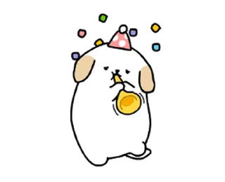 😊 emoji BOBA DOG @kal_pc Telegram sticker 12 of 24