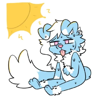🥵 emoji Fuzz 2.5 - @Fuzz_Butt Telegram sticker 18 of 93