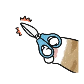 😊 emoji 貓咪的胖手手動起來 (橘貓) 無字 @kal_pc Telegram sticker 10 of 24