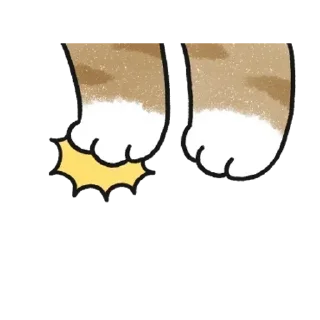 😊 emoji 貓咪的胖手手動起來 (橘貓) 無字 @kal_pc Telegram sticker 23 of 24