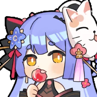 👅 emoji 阿梓从小就很可爱 UP 主大表情 @azusa_channel Telegram sticker 11 of 16