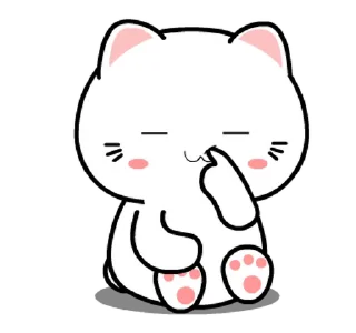 👃 emoji @Gifs_Gallery ᴍɪᴋɪ ᴄᴀᴛ ᴘᴀᴄᴋ ❤️ — @stckrRobot Telegram sticker 24 of 31