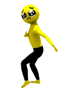 🥺 emoji A Sticker that swings to "Pien" Telegram sticker 21 of 24