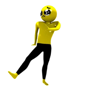 🥺 emoji A Sticker that swings to "Pien" Telegram sticker 14 of 24