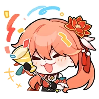 😊 emoji Honkai Star Rail Stickers #9 Telegram sticker 10 of 16