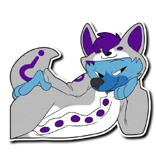 ❔ emoji Kitsunetsuki's favs 7 — @stckrRobot Telegram sticker 10 of 120