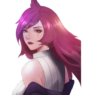😕 emoji Katarina Telegram sticker 4 of 54