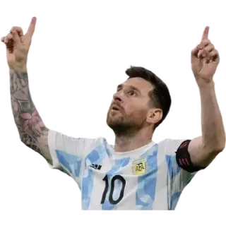 👆 emoji Messi Pack ✨🏆 Telegram sticker 13 of 19