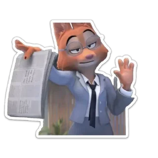 🙄 emoji Diane Foxington Telegram sticker 15 of 120