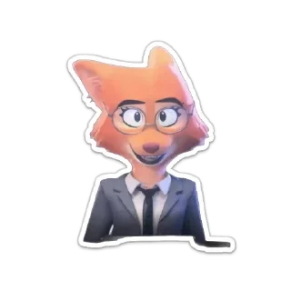 😀 emoji Diane Foxington Telegram sticker 19 of 120