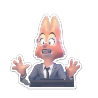😀 emoji Diane Foxington Telegram sticker 1 of 120