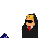 😎 emoji Satoshi ST bets Telegram sticker 10 of 12