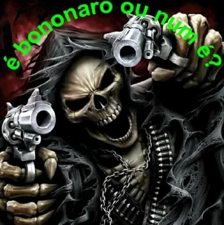 🤟 emoji CAVEIRA DO ROCK Telegram sticker 20 of 21