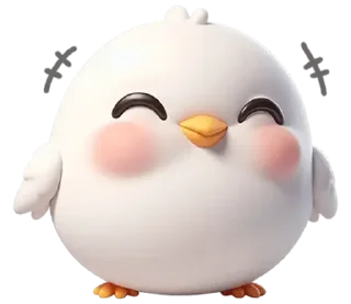 😊 emoji Chubby Chicky Chicky @kal_pc Telegram sticker 7 of 41