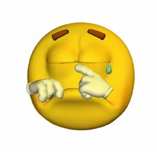 😭 emoji Bola amarilla Telegram sticker 18 of 120
