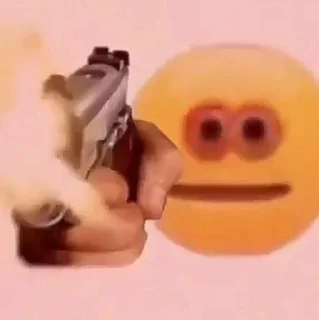 🔫 emoji Bola amarilla Telegram sticker 14 of 120